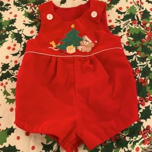 Christmas Velvet Romper